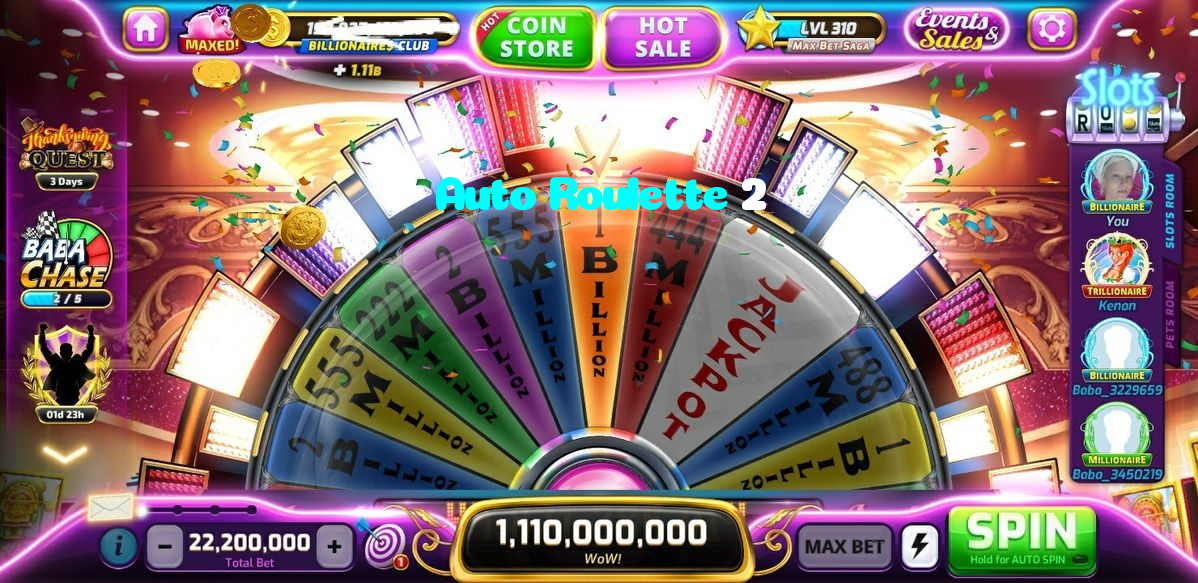 Auto Roulette 2 casino presented on mobile device in Pakistan with slots and live games